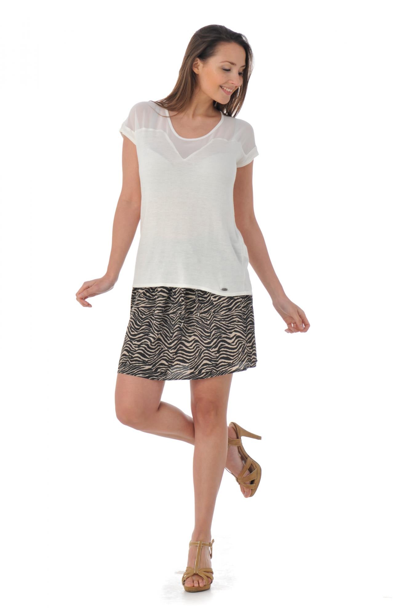 T-shirt Donna Kaporal ROY OFF WHITE  — vista 2