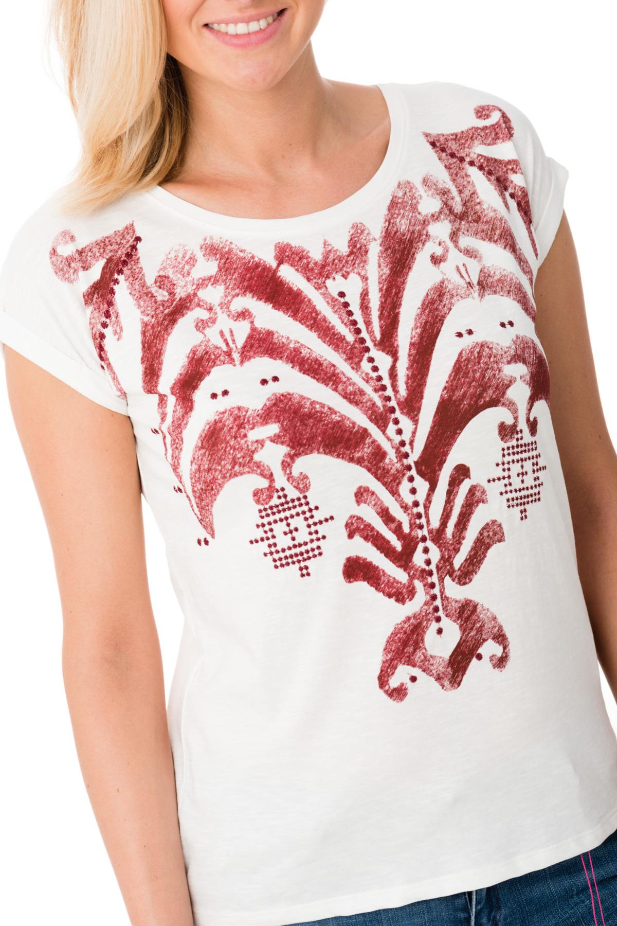 Camiseta Mujeres Kaporal FERGY OFF WHITE — vista 4