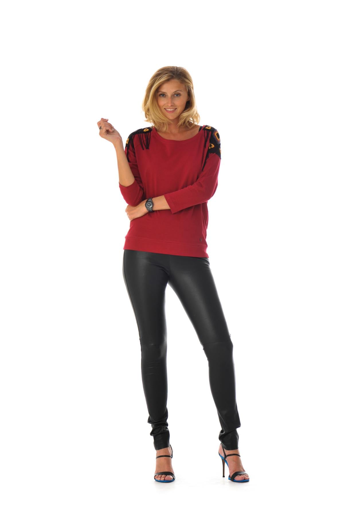 Camiseta Mujeres Kaporal TEEN BORDEAUX H16 — vista 2