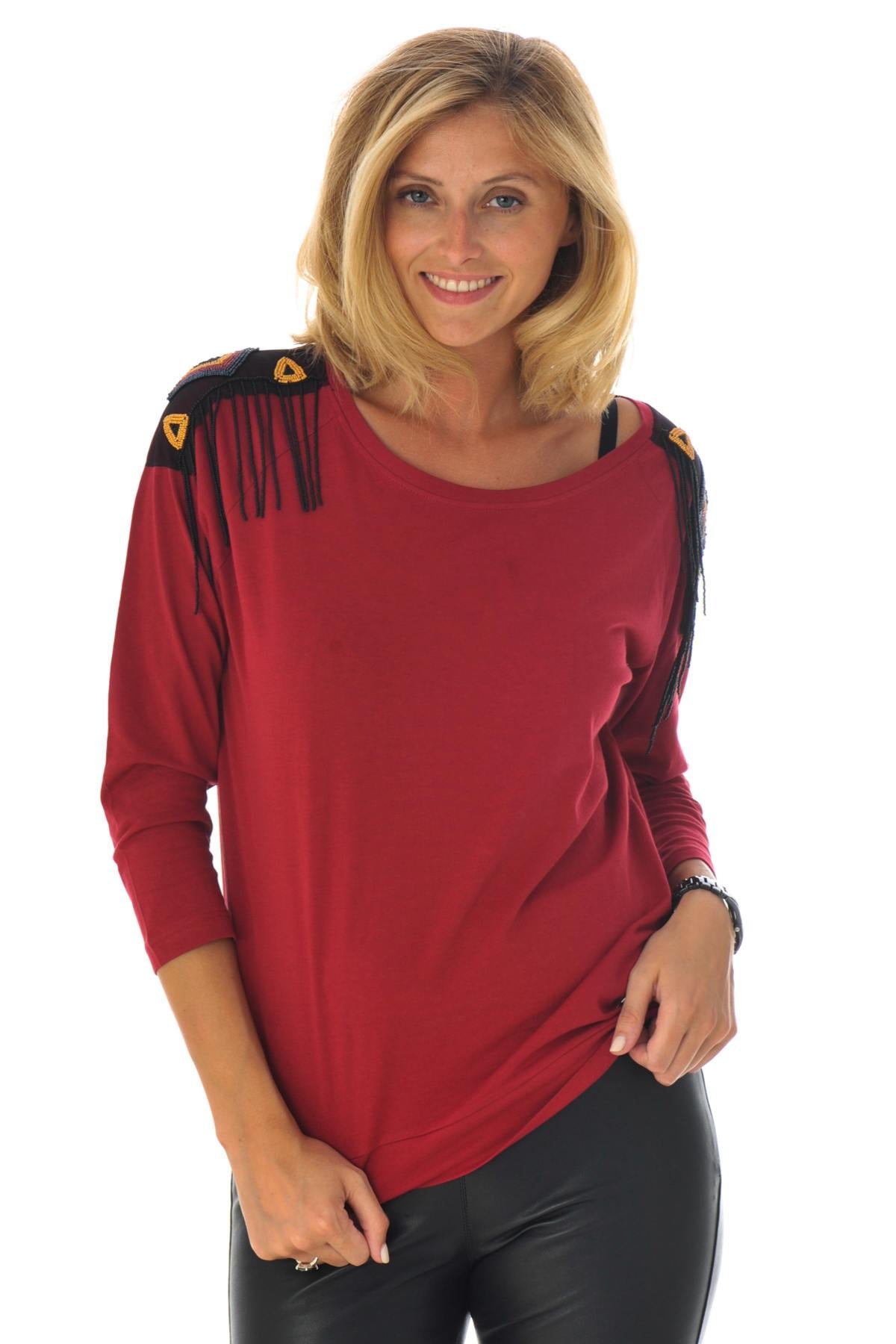 Camiseta Mujeres Kaporal TEEN BORDEAUX H16 — vista 1