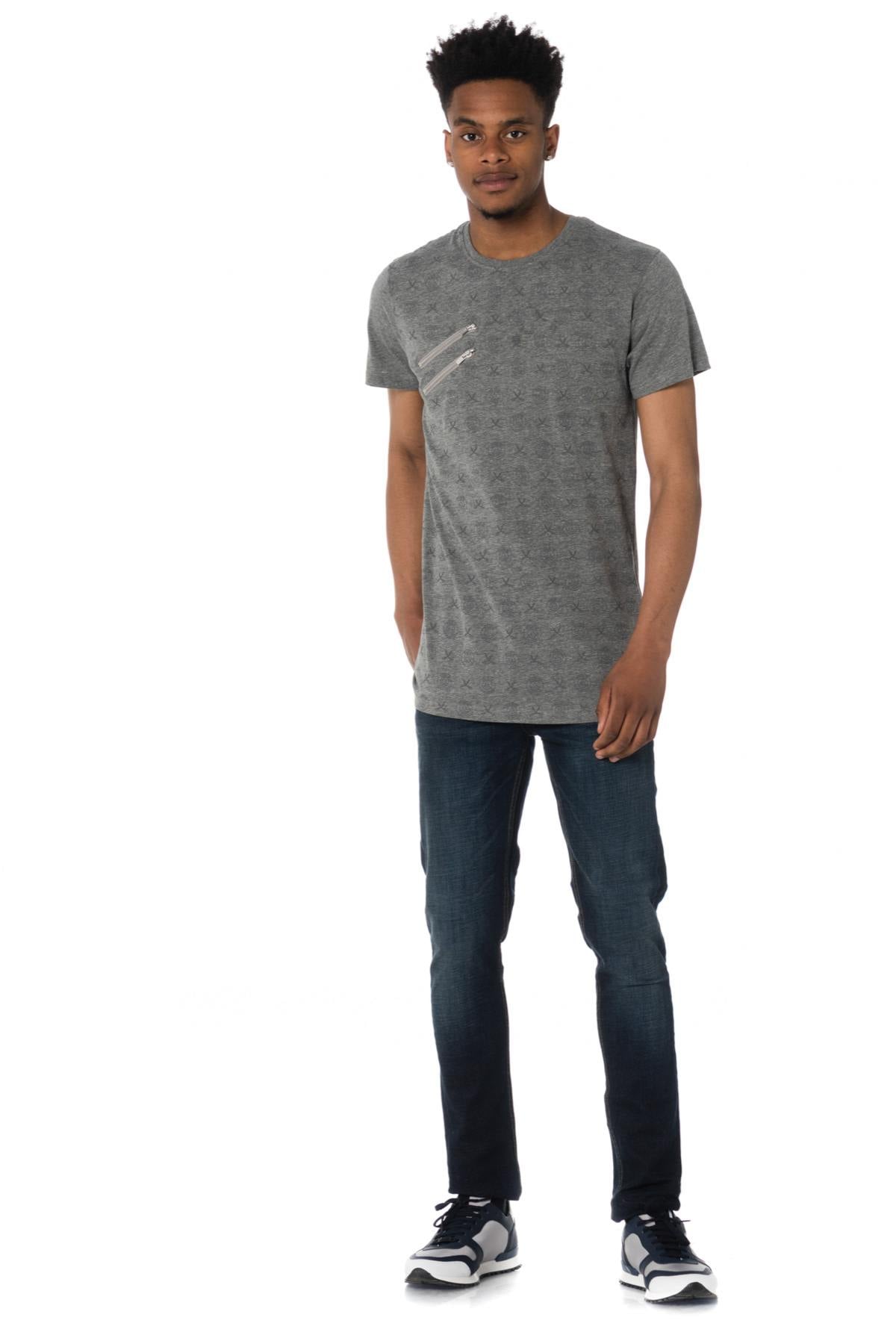 Camiseta Hombre Paris Saint Germain D EDINSON GRIS — vista 3