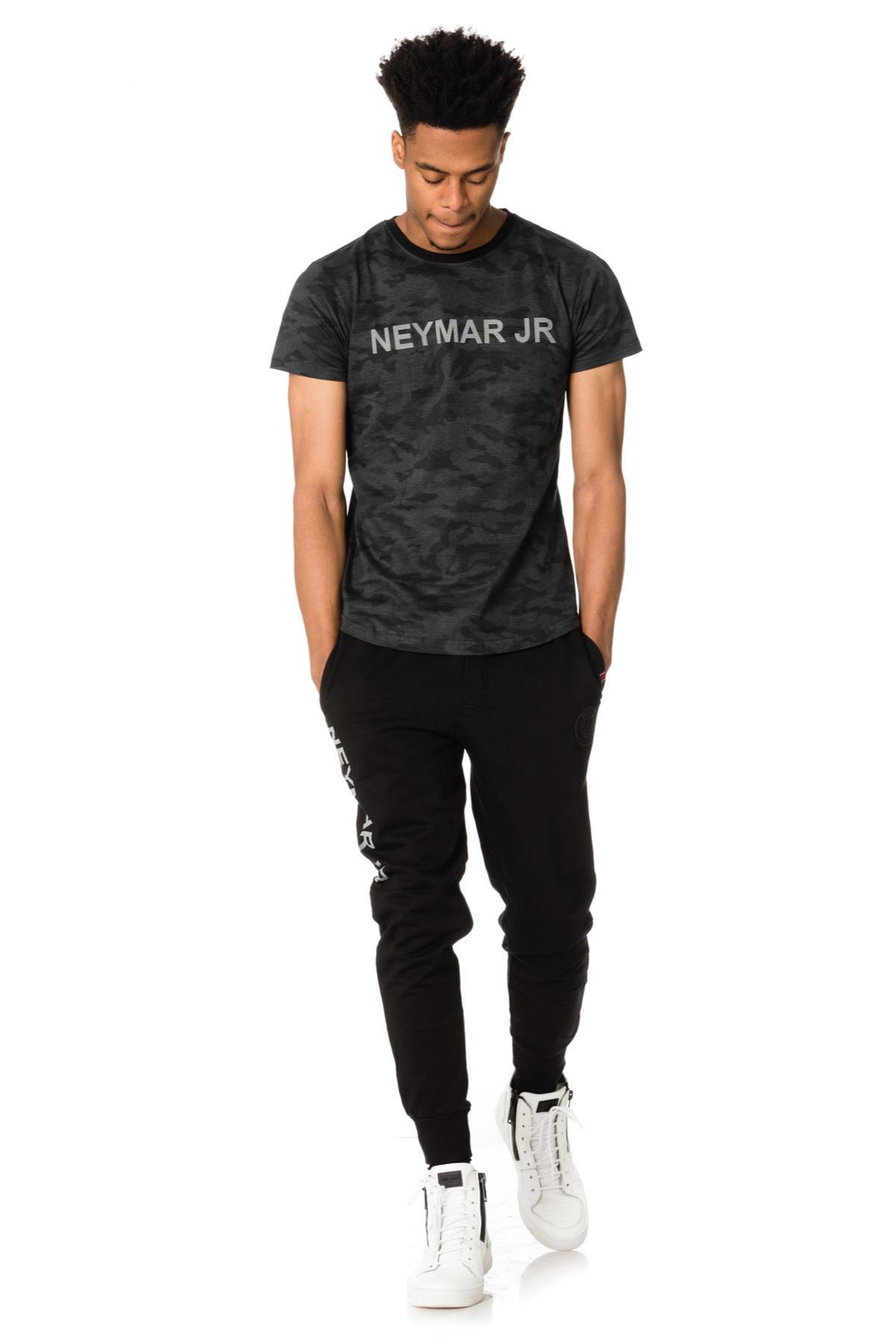 Camiseta Niño Paris Saint Germain T-SHIRT D NAHIL JUNIOR NOIR NEYMAR — vista 4