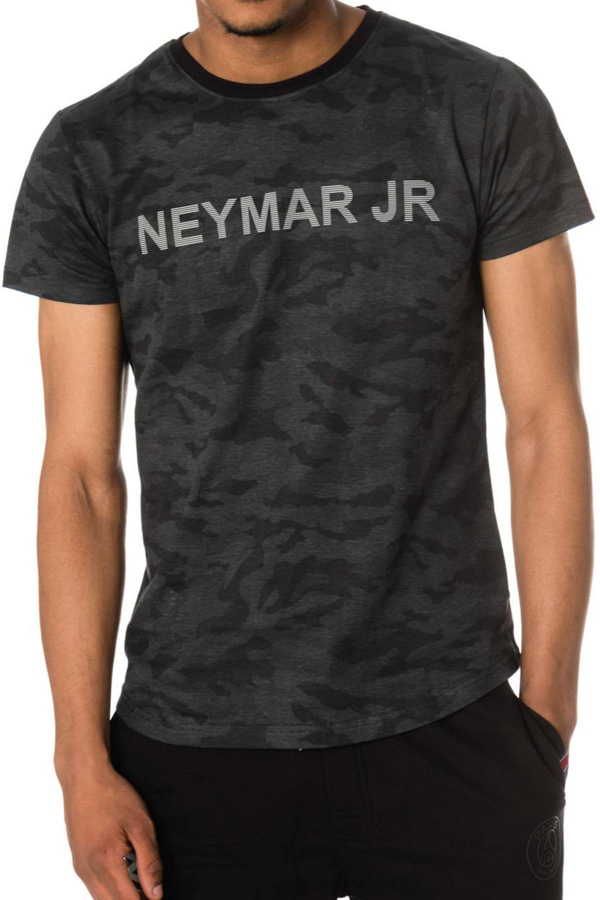 Camiseta Niño Paris Saint Germain T-SHIRT D NAHIL JUNIOR NOIR NEYMAR — vista 1
