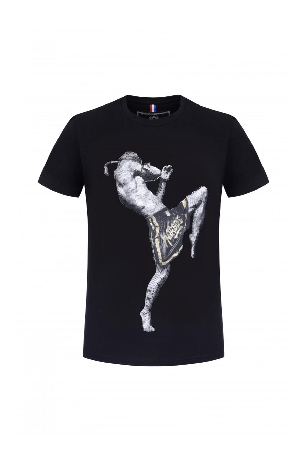 Camiseta Hombre Horspist KICK M500 BLACK — vista 3