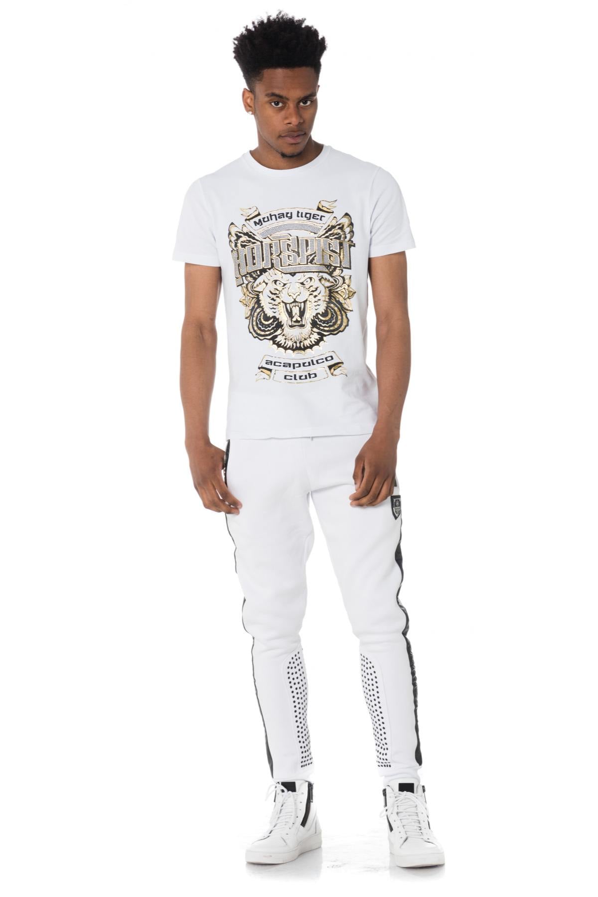 Camiseta Hombre Horspist DALLAS M500 WHITE GOLD — vista 2