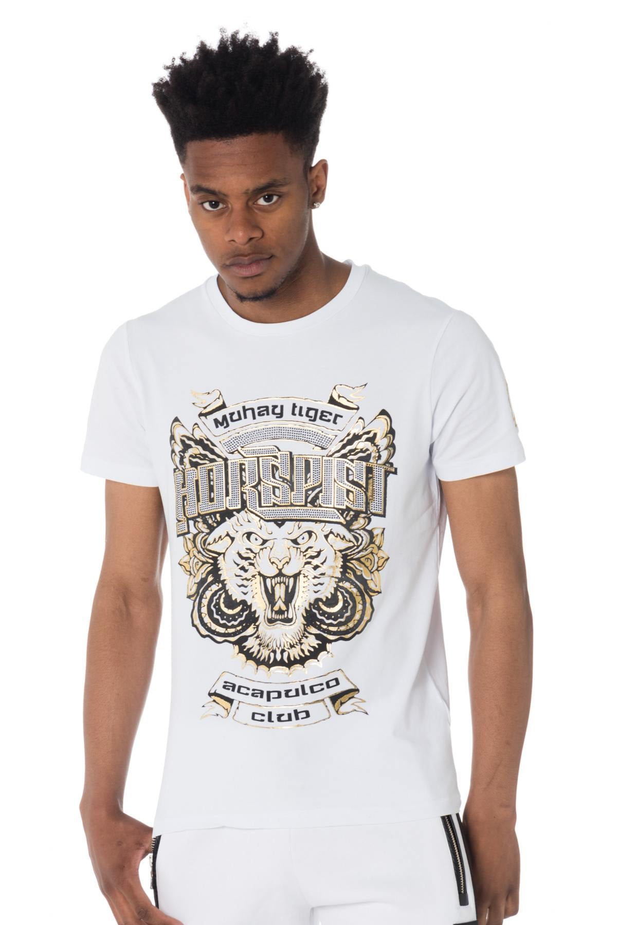 Camiseta Hombre Horspist DALLAS M500 WHITE GOLD — vista 1