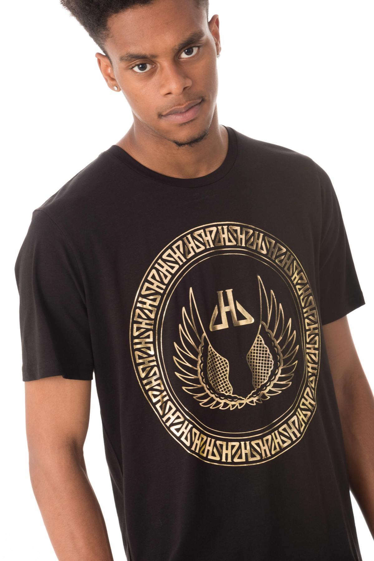 Camiseta Hombre Horspist PAUL BOOSTER BLACK/GOLD — vista 6