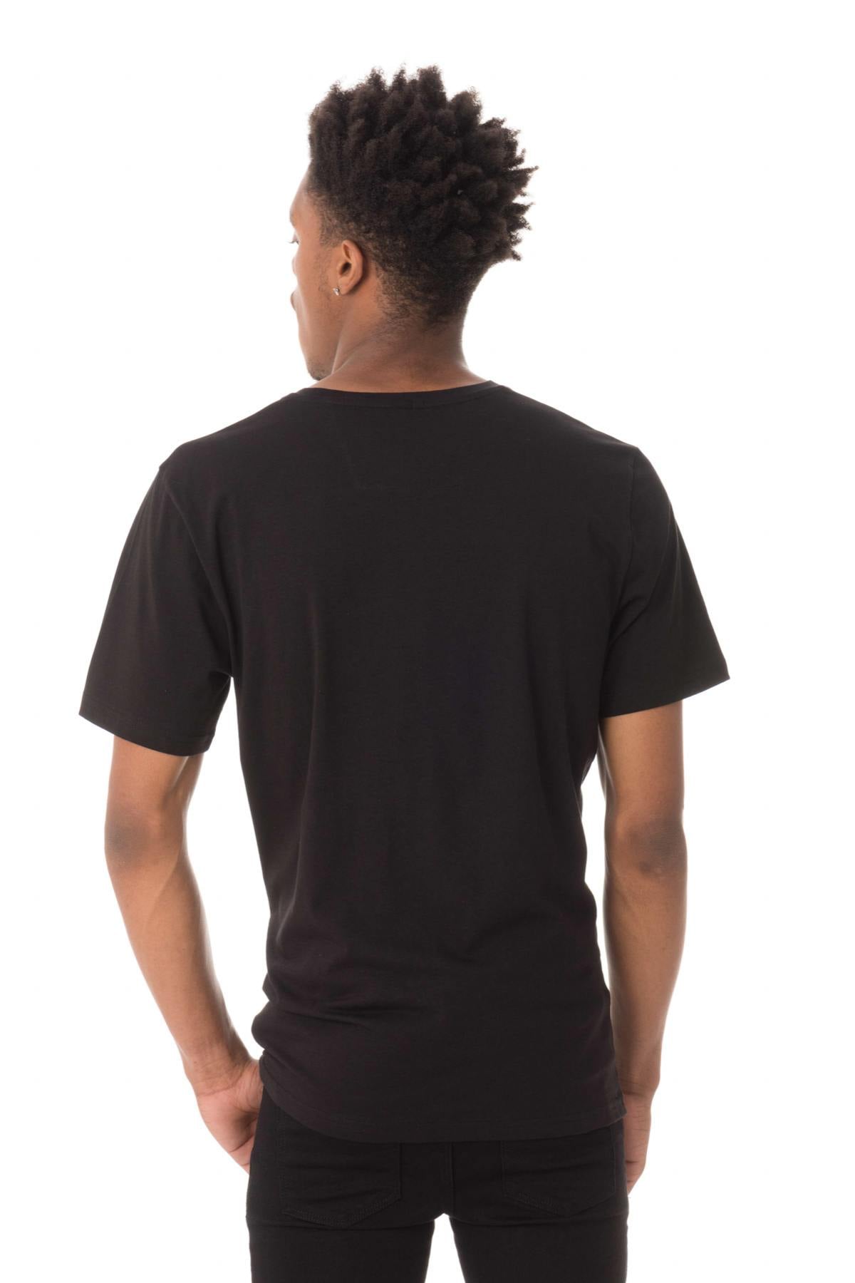 Camiseta Hombre Horspist PAUL BOOSTER BLACK/GOLD — vista 5