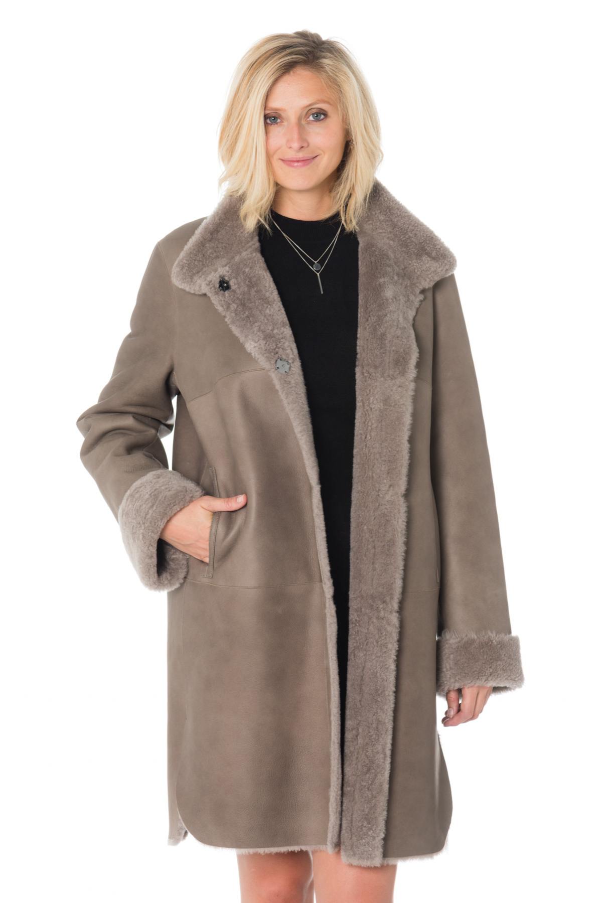 Giacche Donna 29th October RIMMEL VELVET TAUPE SANS RACOON — vista 1