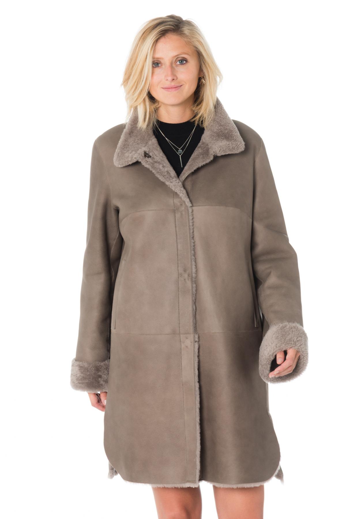 Giacche Donna 29th October RIMMEL VELVET TAUPE SANS RACOON — vista 3