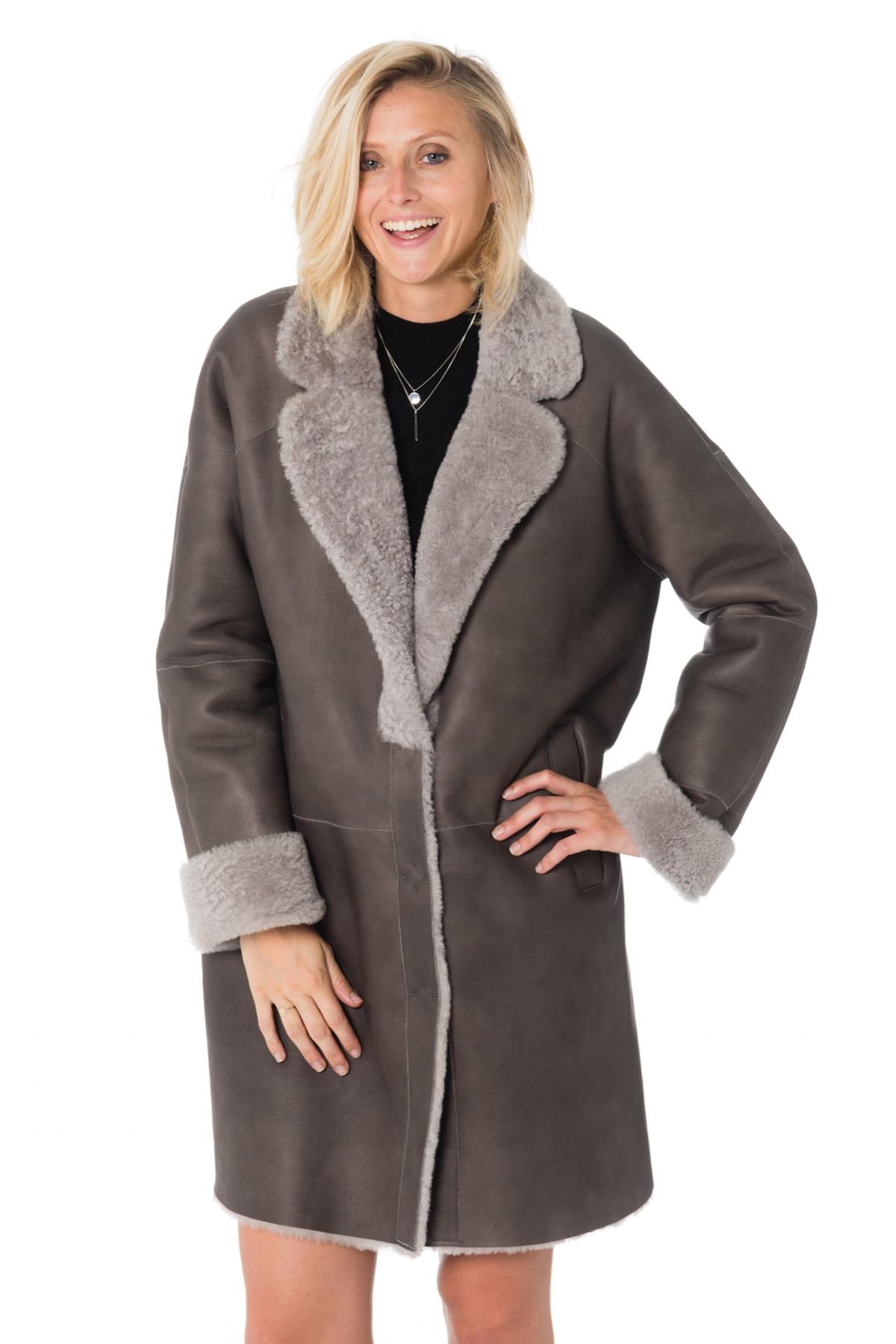 Veste Femme 29th October RIVAL MERINOS VELVET CHAT GREY ZZ — vue 1