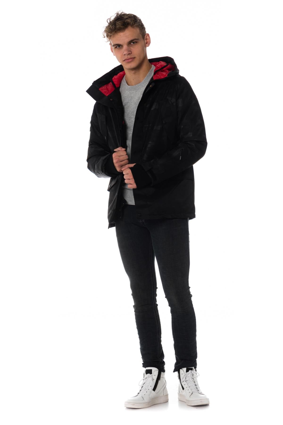 Herren Mantel Helvetica Mountain Pioneers JACK CAMO ANTHRA  — Ansicht 2