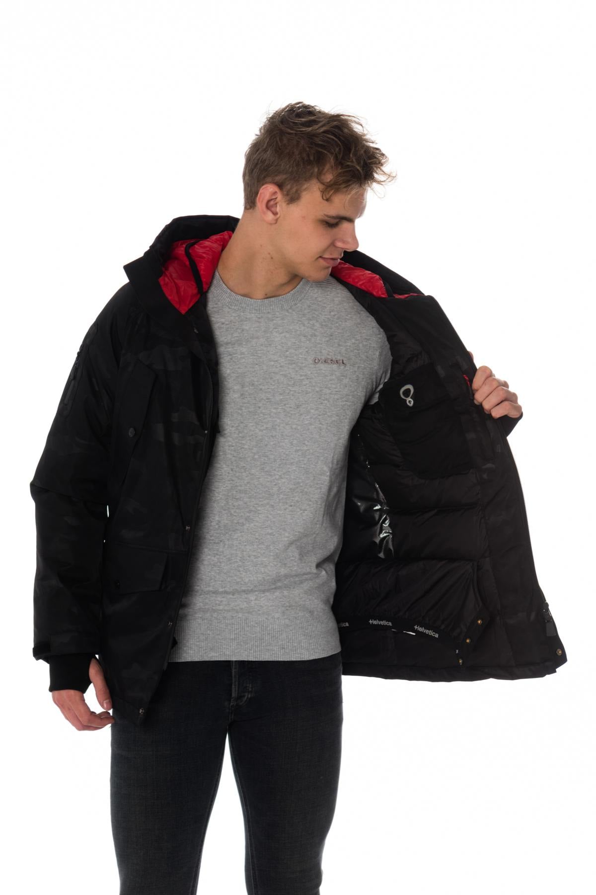 Herren Mantel Helvetica Mountain Pioneers JACK CAMO ANTHRA  — Ansicht 4