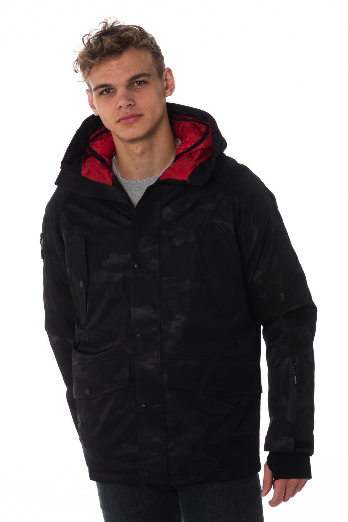 Herren Mantel Helvetica Mountain Pioneers JACK CAMO ANTHRA  — Ansicht 1