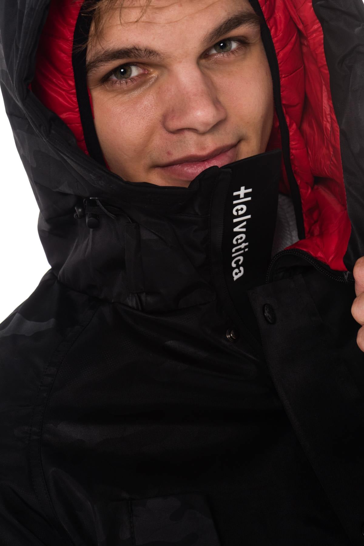 Herren Mantel Helvetica Mountain Pioneers JACK CAMO ANTHRA  — Ansicht 6