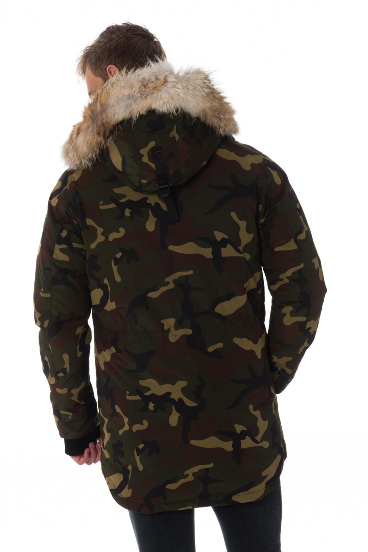 Herren Mantel Helvetica Mountain Pioneers XTREM COYOTE EDITION CAMO GREEN — Ansicht 6
