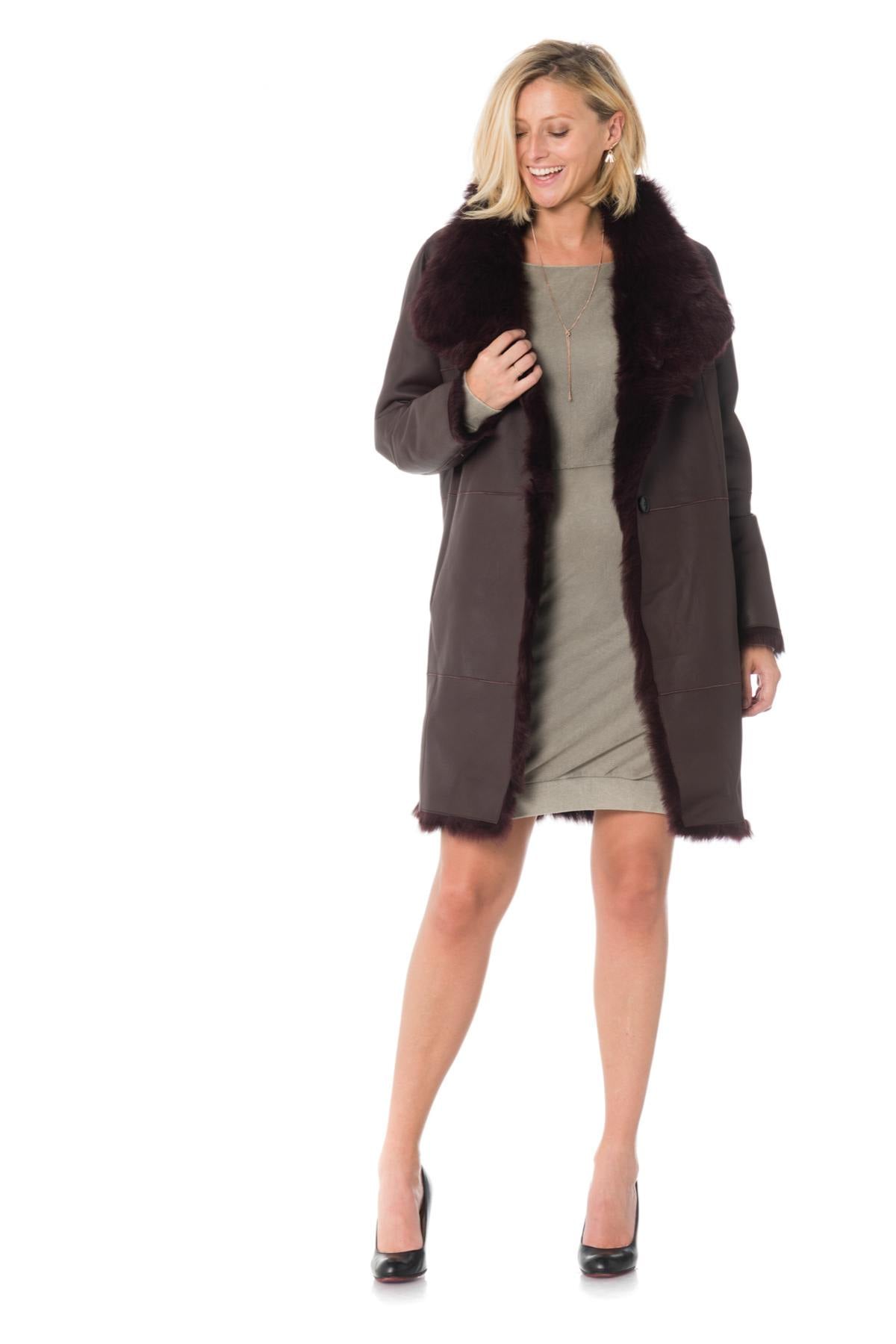 Cazadora Mujeres Intuition MELISSE PRUNE — vista 3