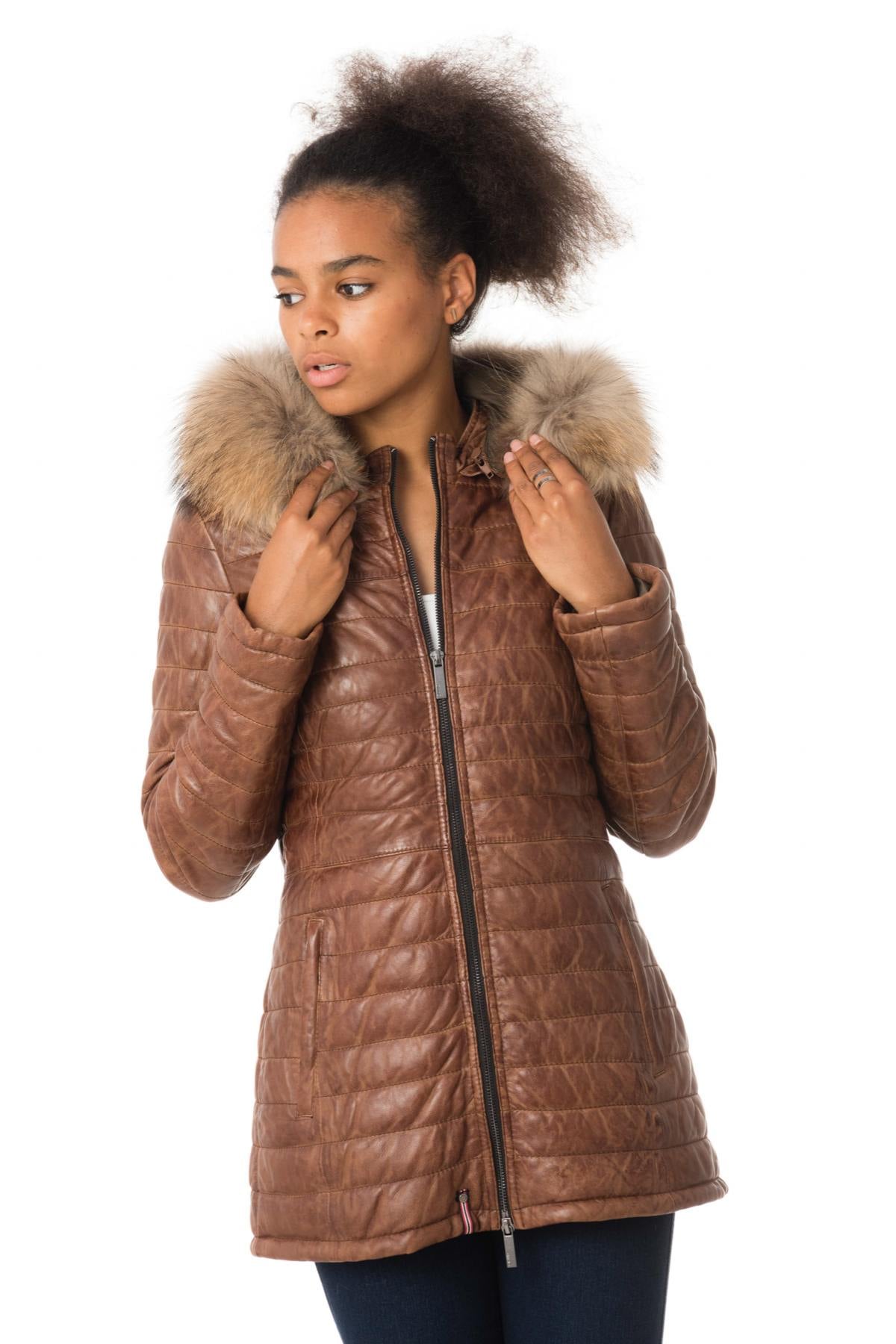 Giacche Donna Oakwood POPPING COGNAC 507 — vista 4