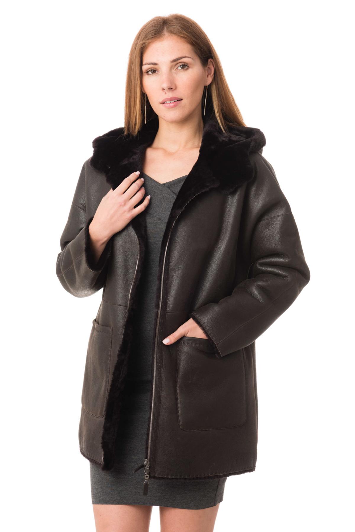 Cazadora Mujeres Ventcouvert DRUPI BURNISHED 560 BROWN — vista 3