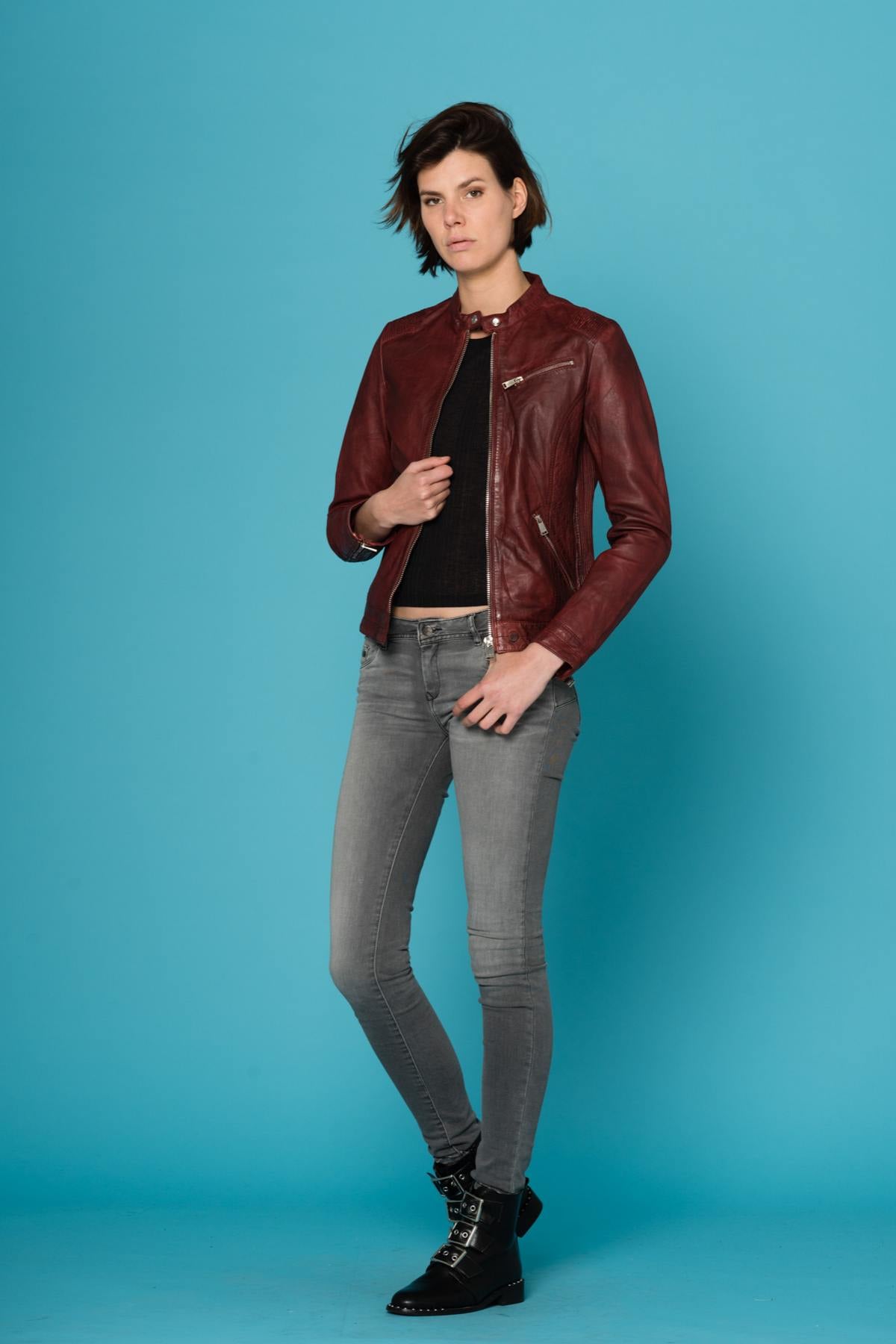 Chaqueta Mujeres Cityzen ARA RED ZZ — vista 2