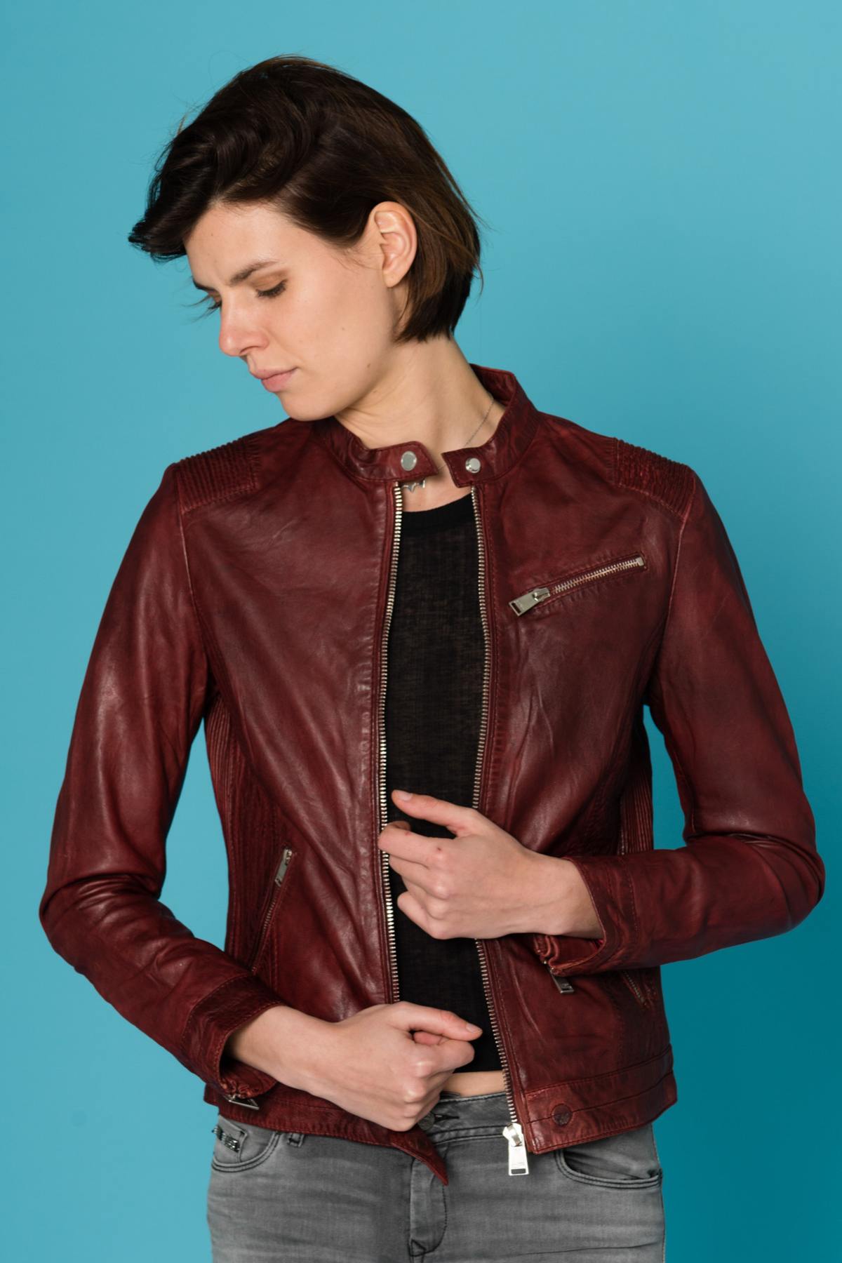 Chaqueta Mujeres Cityzen ARA RED ZZ — vista 3
