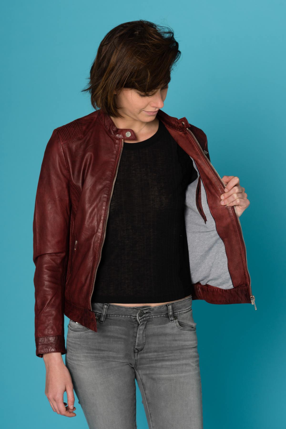 Chaqueta Mujeres Cityzen ARA RED ZZ — vista 4