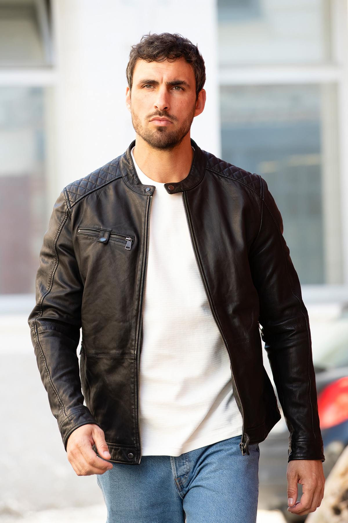 Herren Jacke Cityzen NELSON BLACK ZZ — Ansicht 4