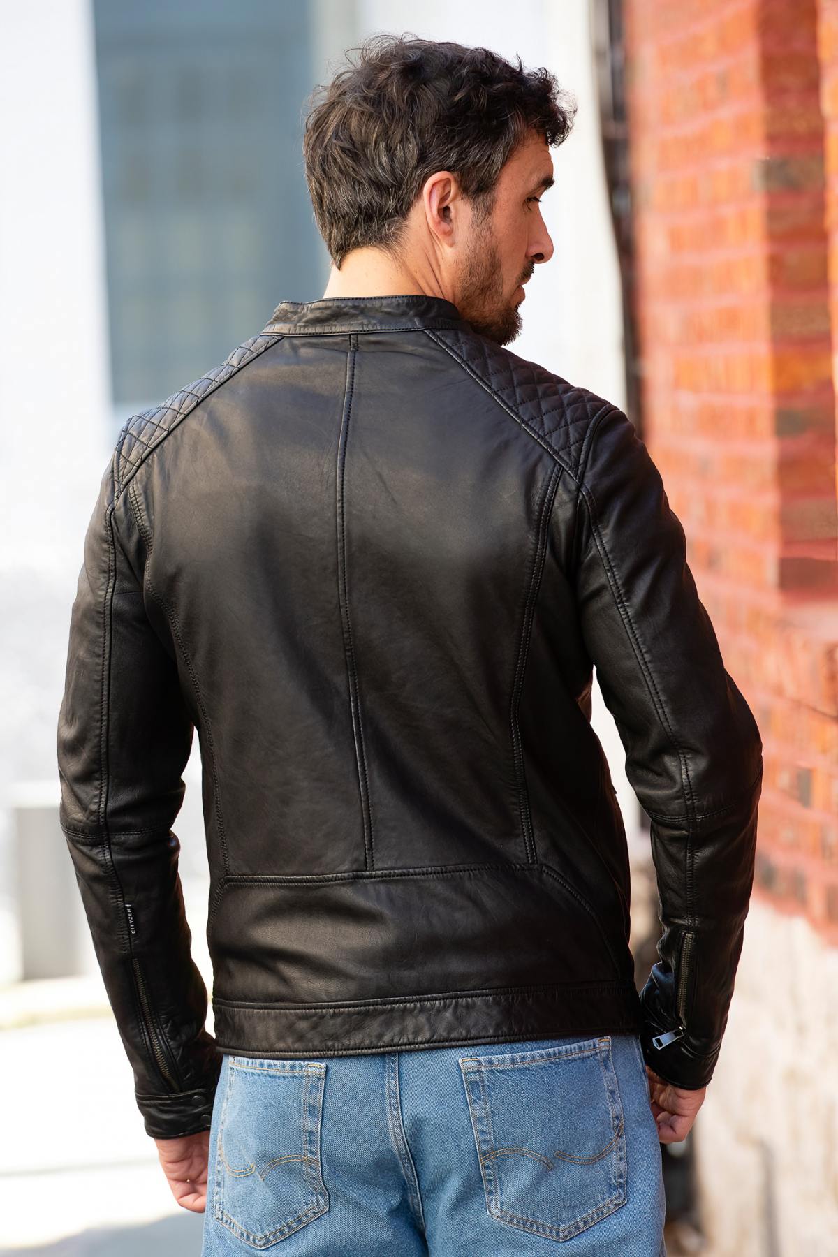 Herren Jacke Cityzen NELSON BLACK ZZ — Ansicht 2