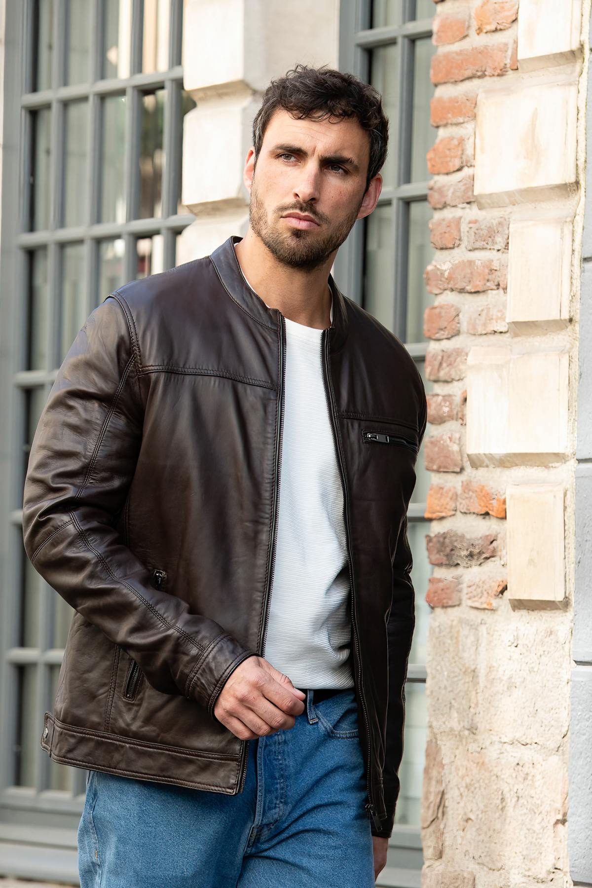 Herren Jacke Cityzen SAN DIEGO BROWN — Ansicht 7