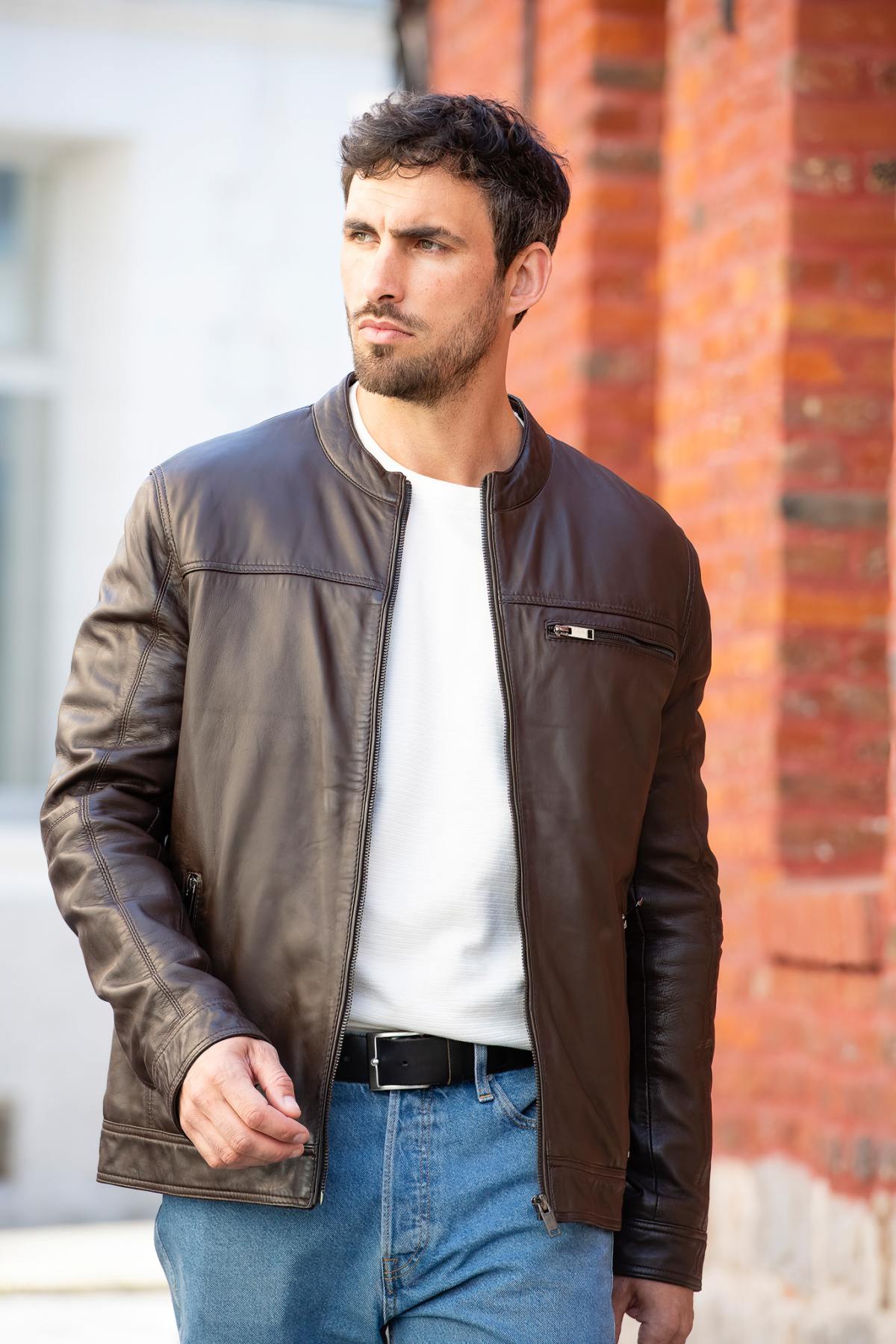 Herren Jacke Cityzen SAN DIEGO BROWN — Ansicht 6
