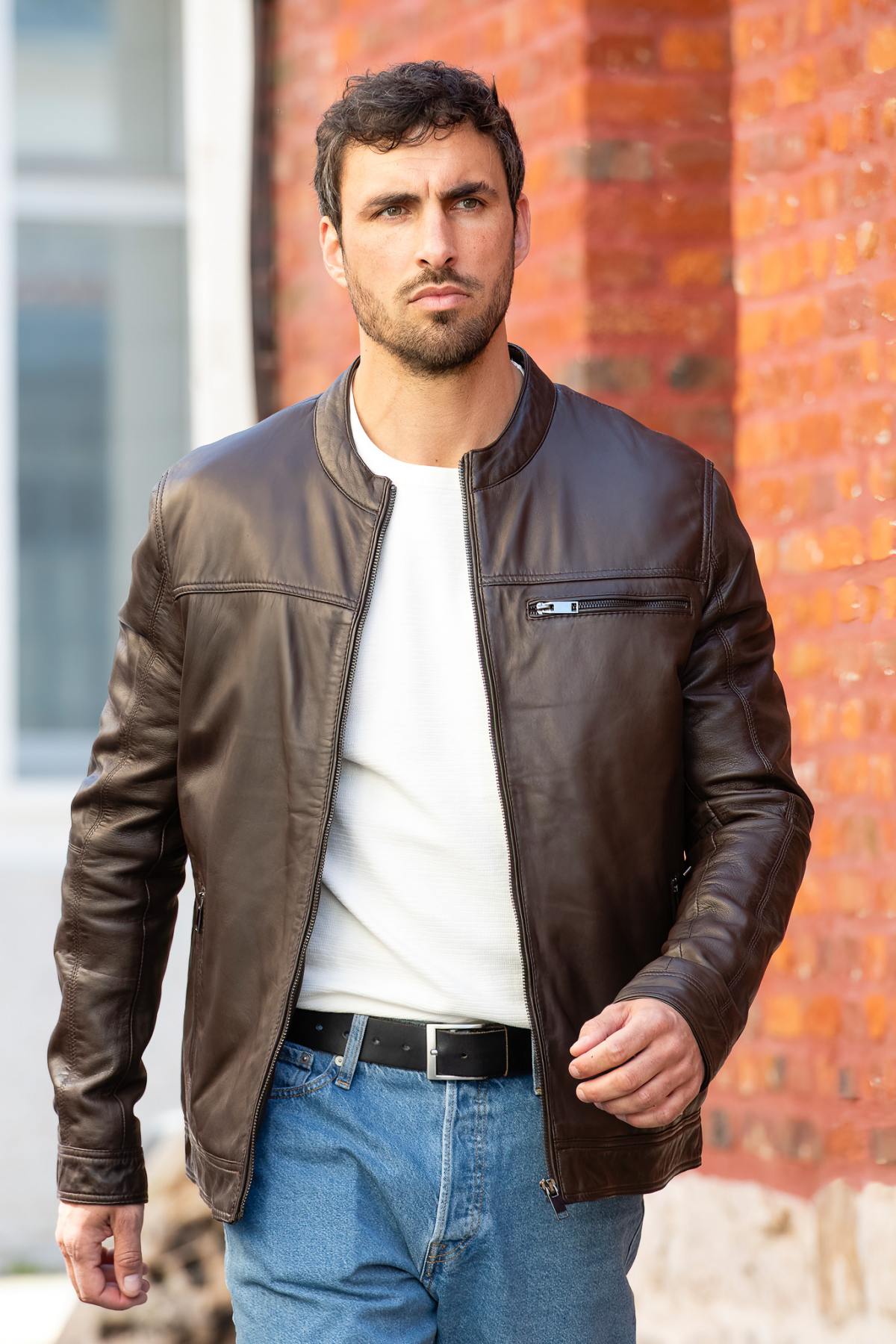 Herren Jacke Cityzen SAN DIEGO BROWN — Ansicht 1