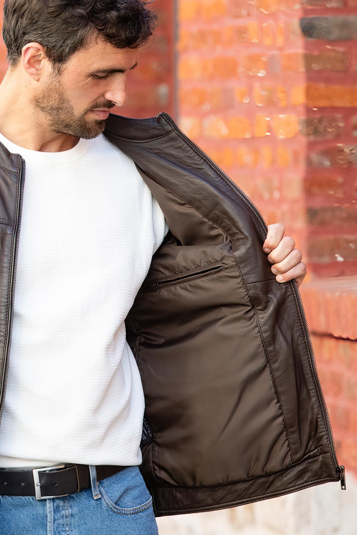 Herren Jacke Cityzen SAN DIEGO BROWN — Ansicht 5