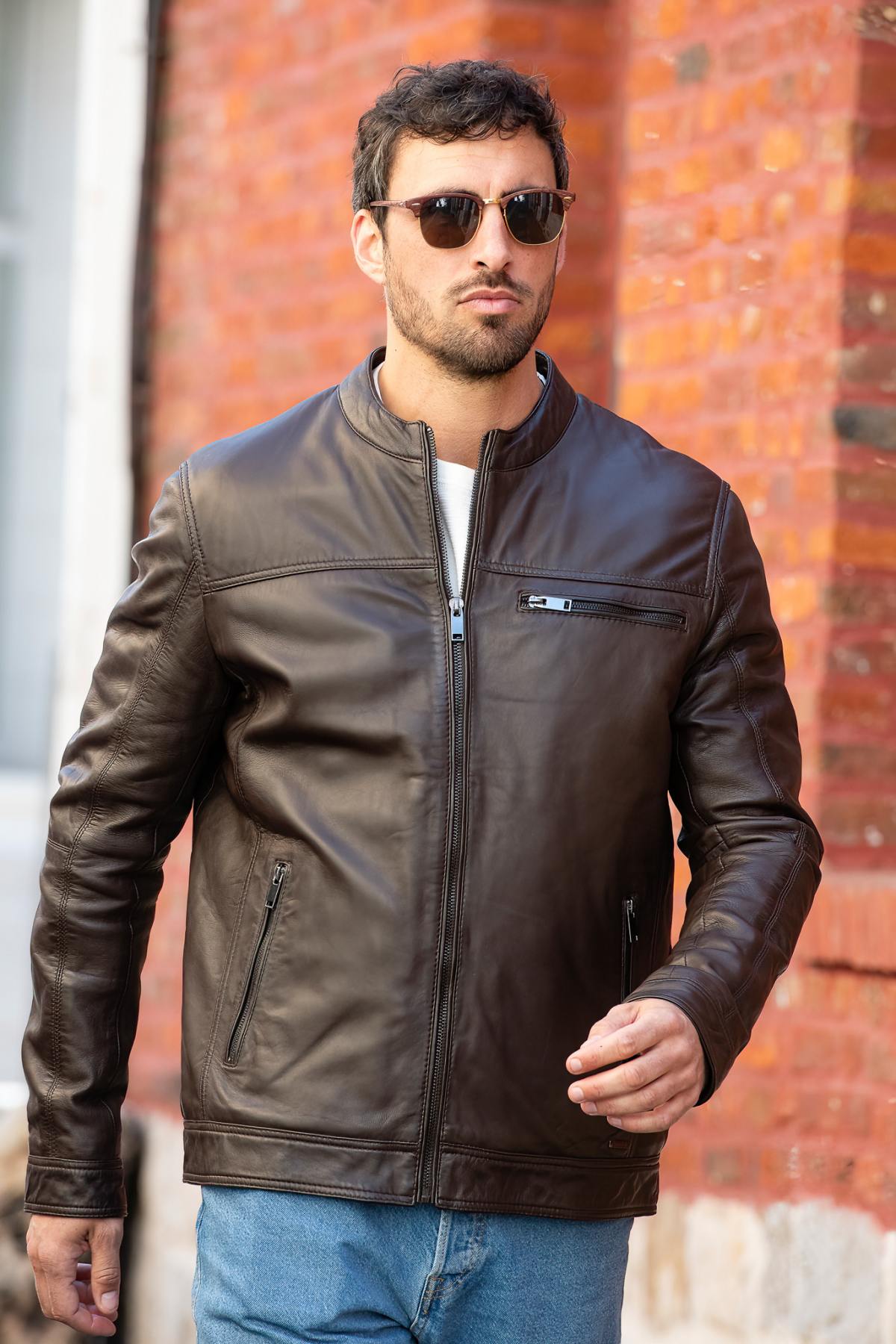 Herren Jacke Cityzen SAN DIEGO BROWN — Ansicht 3