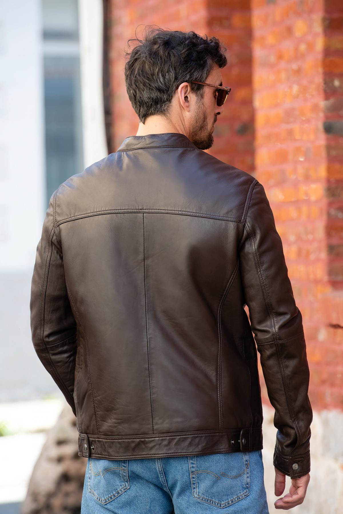 Herren Jacke Cityzen SAN DIEGO BROWN — Ansicht 4
