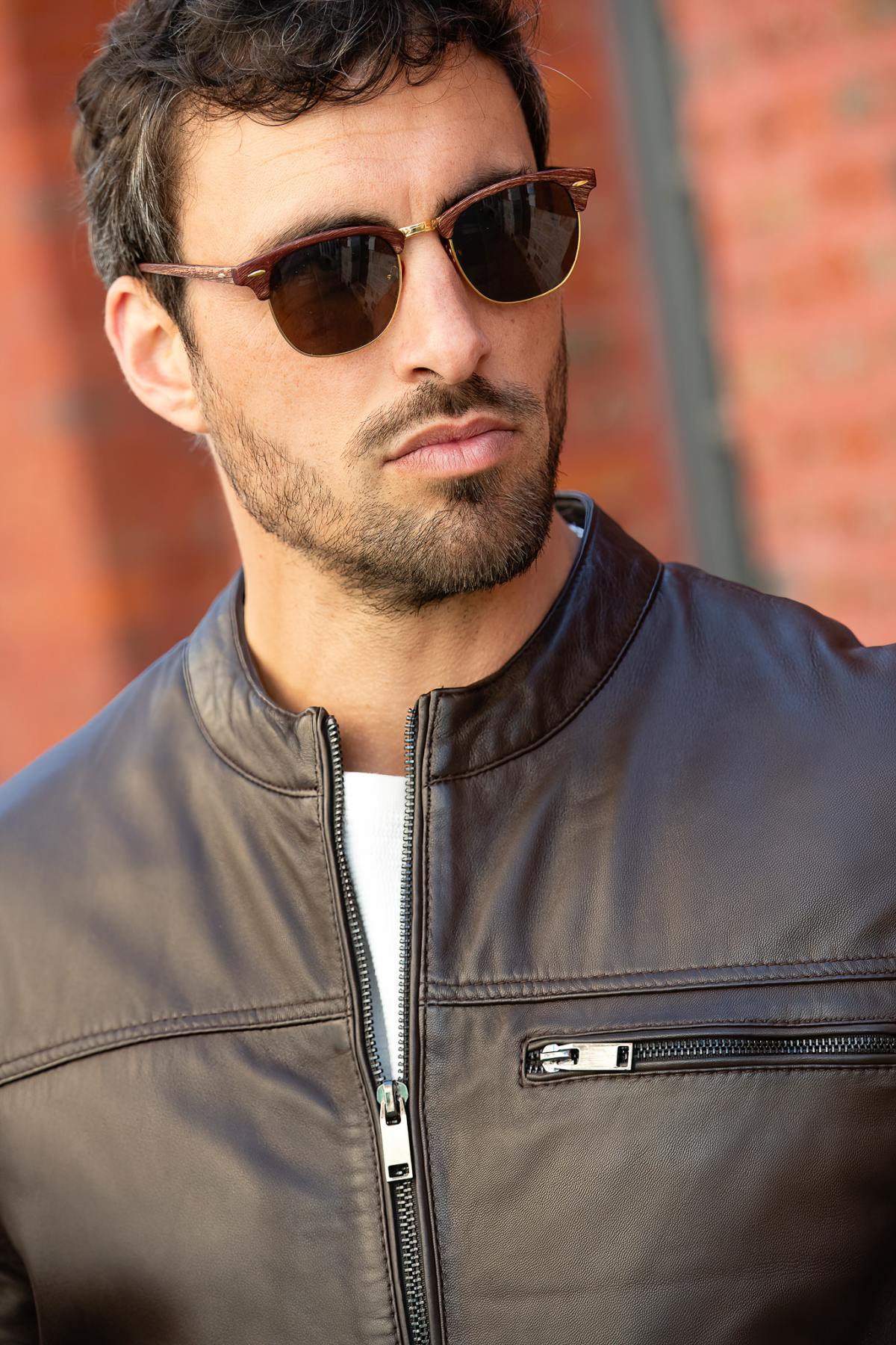 Herren Jacke Cityzen SAN DIEGO BROWN — Ansicht 2