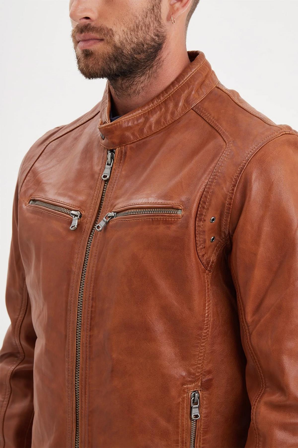 Herren Jacke Daytona DUSTIN SHEEP TIGER COGNAC  — Ansicht 3