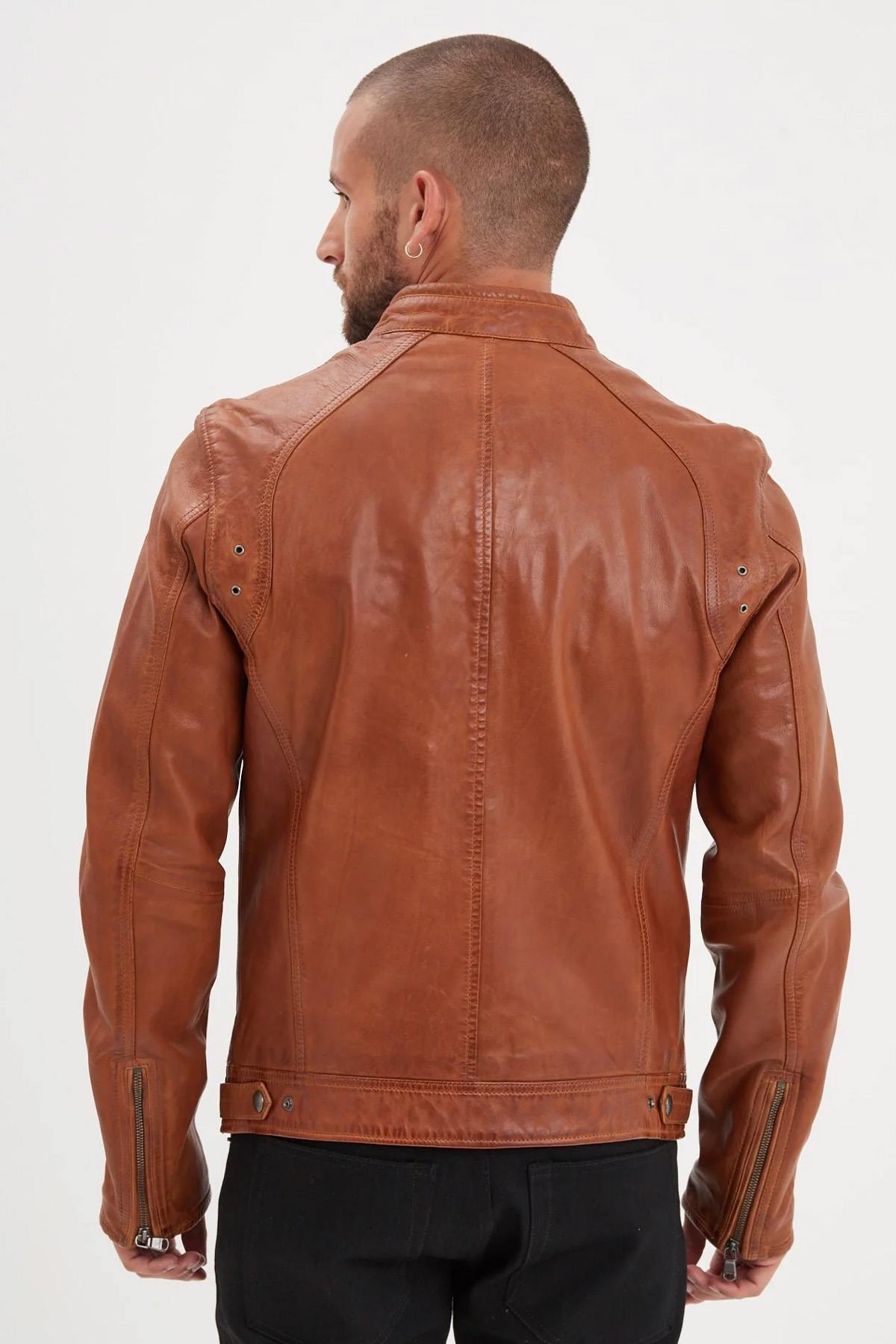 Herren Jacke Daytona DUSTIN SHEEP TIGER COGNAC  — Ansicht 2