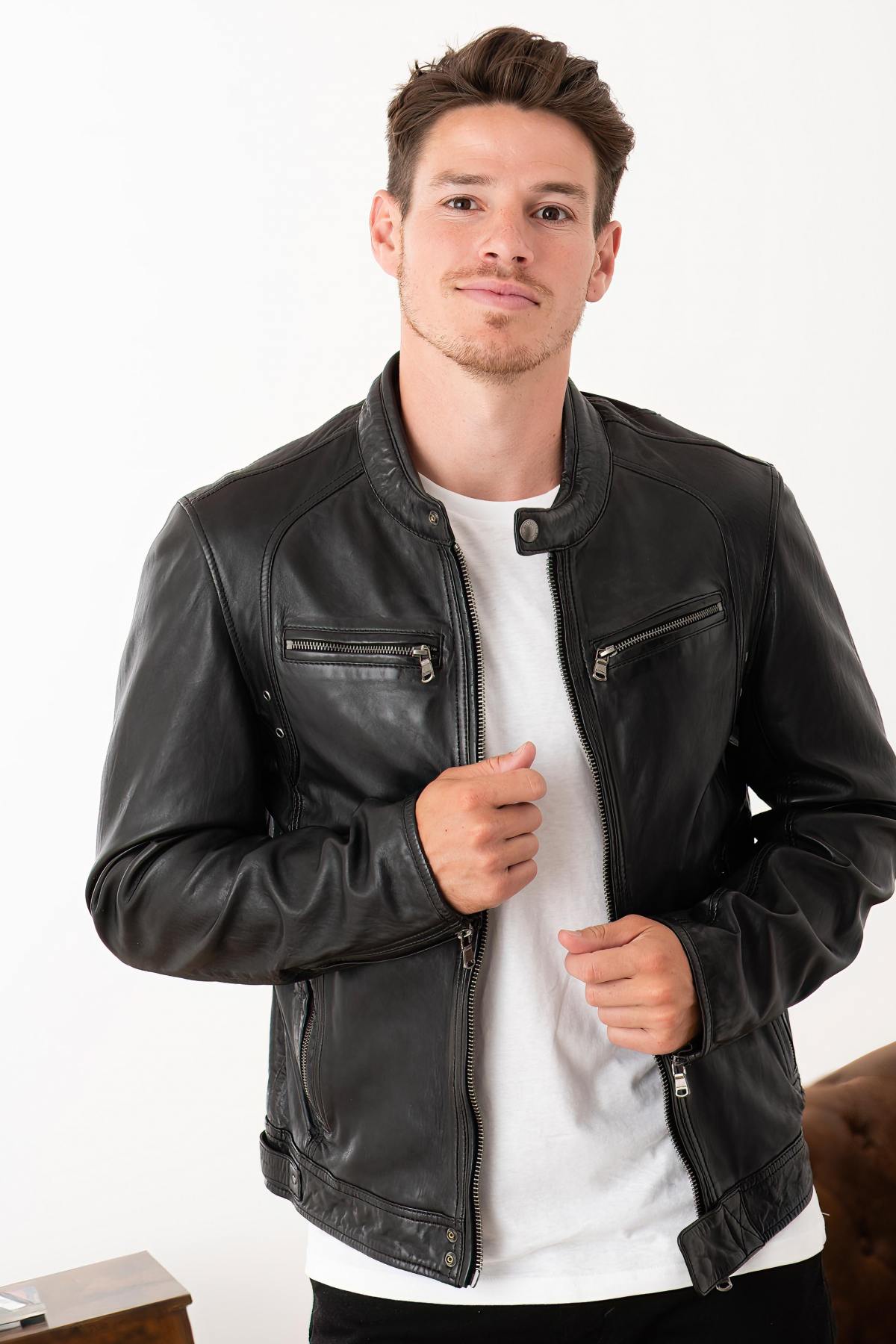 Chaqueta Hombre Daytona DUSTIN SHEEP TIGER BLACK — vista 1
