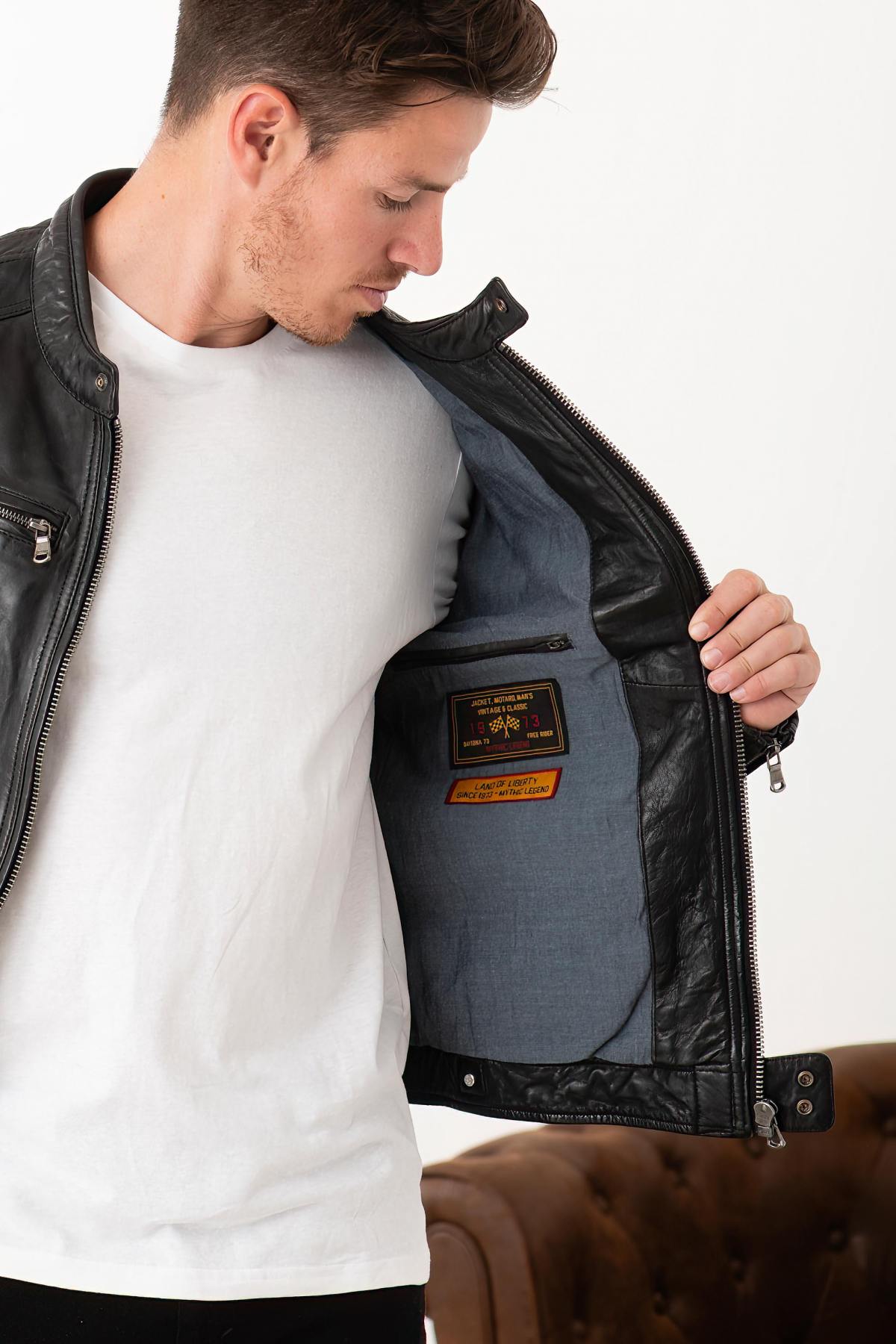 Chaqueta Hombre Daytona DUSTIN SHEEP TIGER BLACK — vista 6