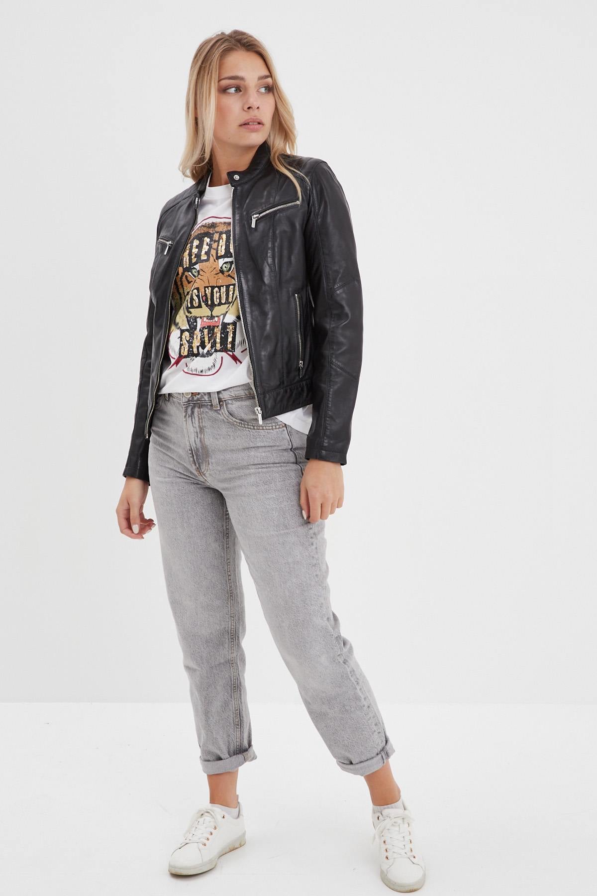 Blouson Femme Rose Garden JODY LAMB CASTEL BLACK — vue 2