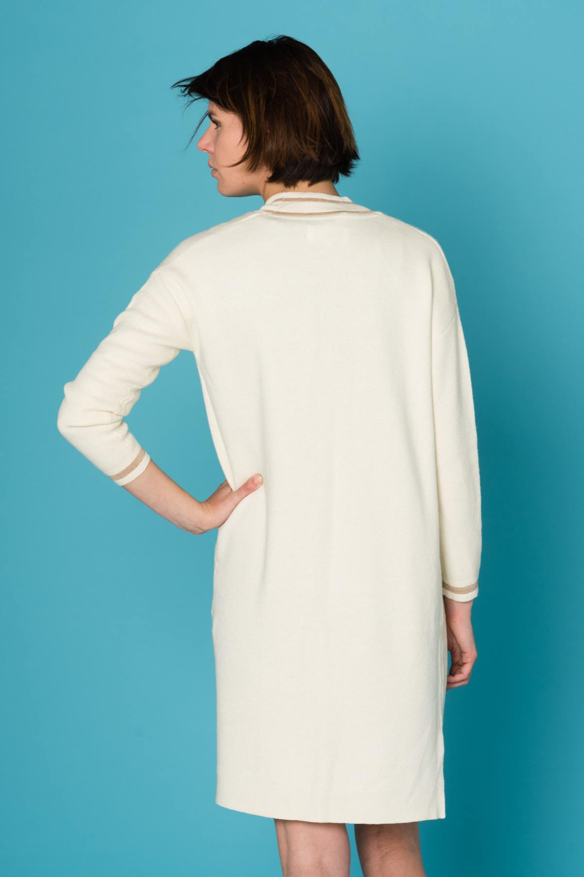 Gilet Donna Grace Et Mila SAISON ECRU — vista 2