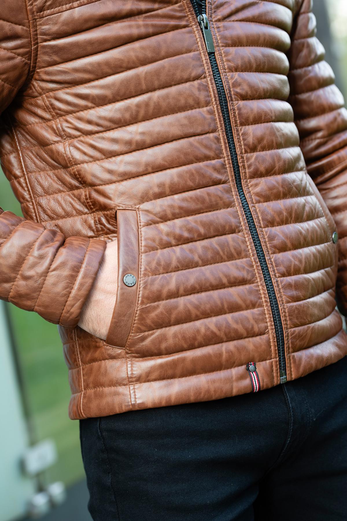 Herren Jacke Oakwood AURELIEN 3 COGNAC 507 — Ansicht 5