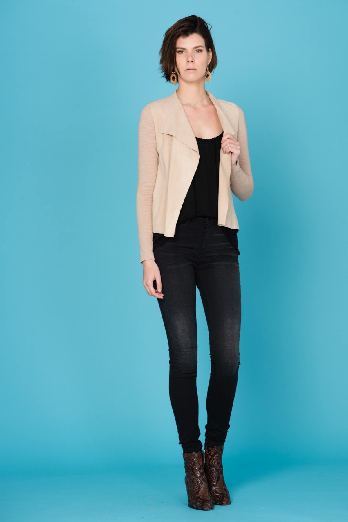 Chaqueta Mujeres Oakwood MYOSOTIS BEIGE 513 — vista 2