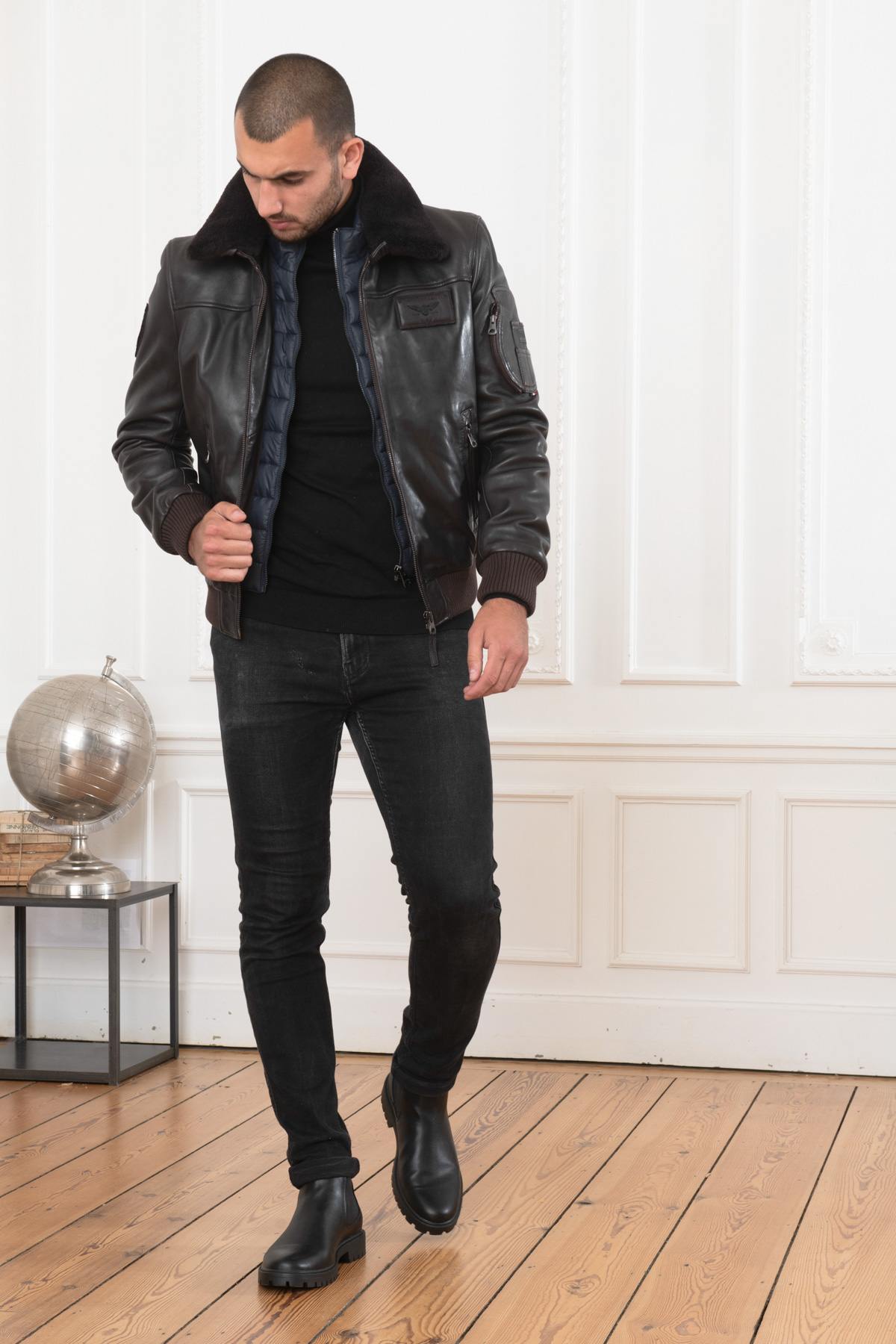 Herren Jacke Patrouille De France RAFAL YCON BROWN — Ansicht 13