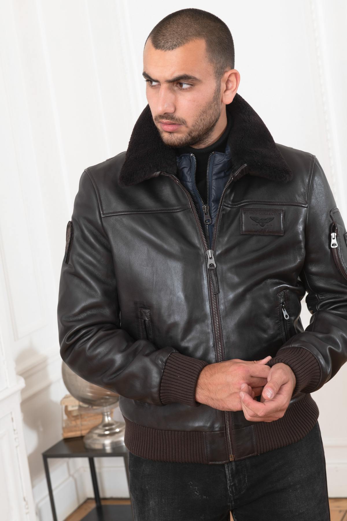 Herren Jacke Patrouille De France RAFAL YCON BROWN — Ansicht 5