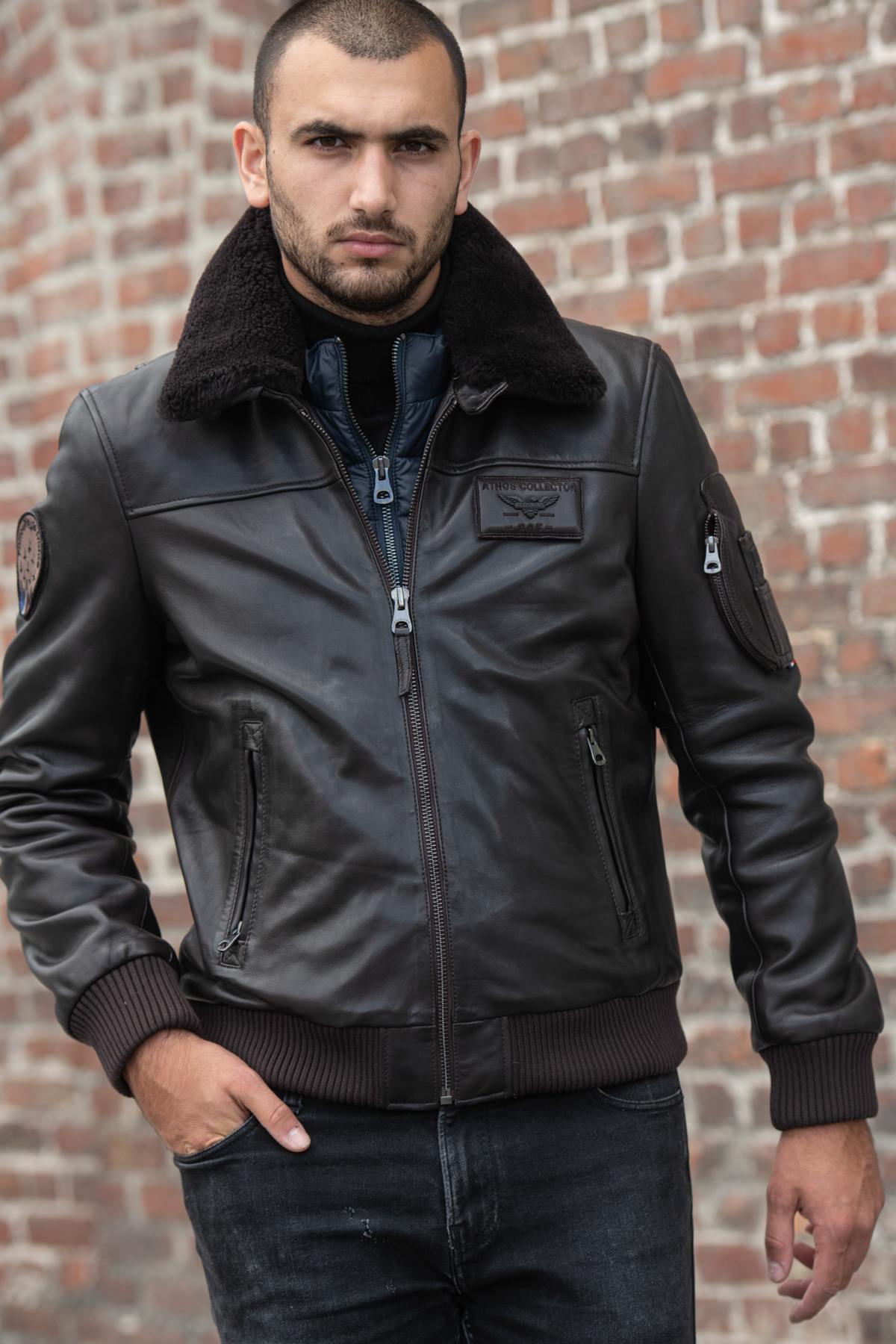 Herren Jacke Patrouille De France RAFAL YCON BROWN — Ansicht 14
