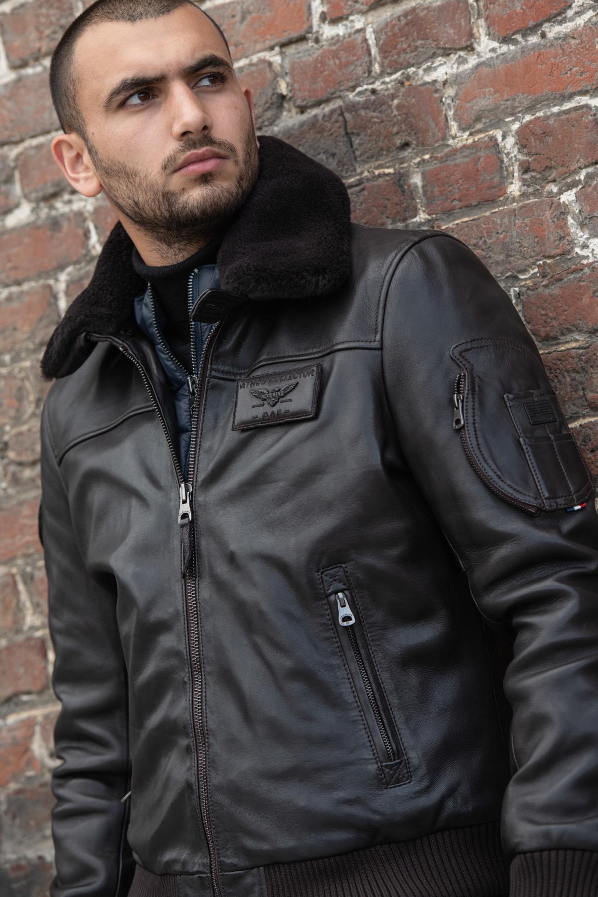 Herren Jacke Patrouille De France RAFAL YCON BROWN — Ansicht 2
