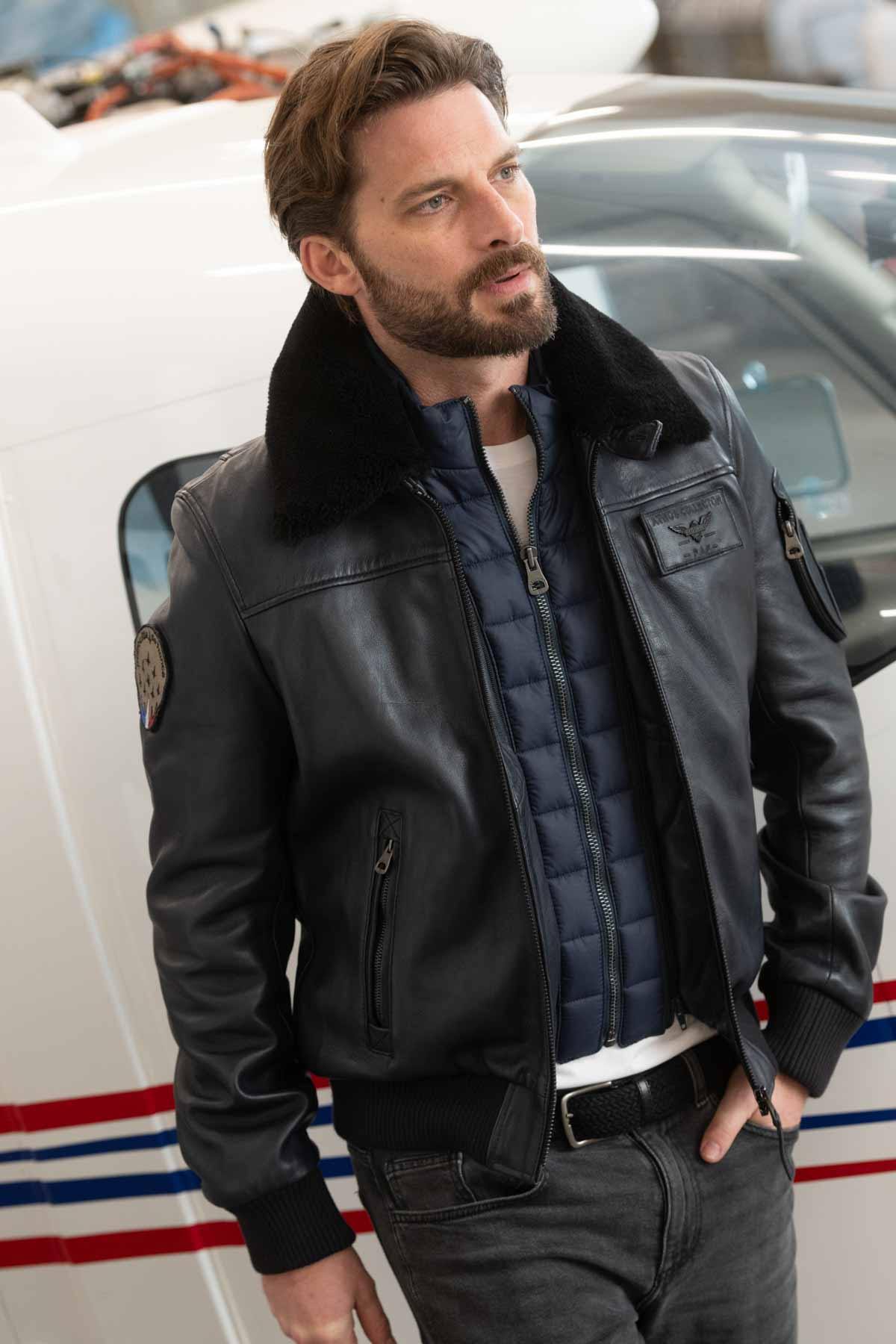 Chaqueta Hombre Patrouille De France RAFAL YCON NAVY BLUE  — vista 4