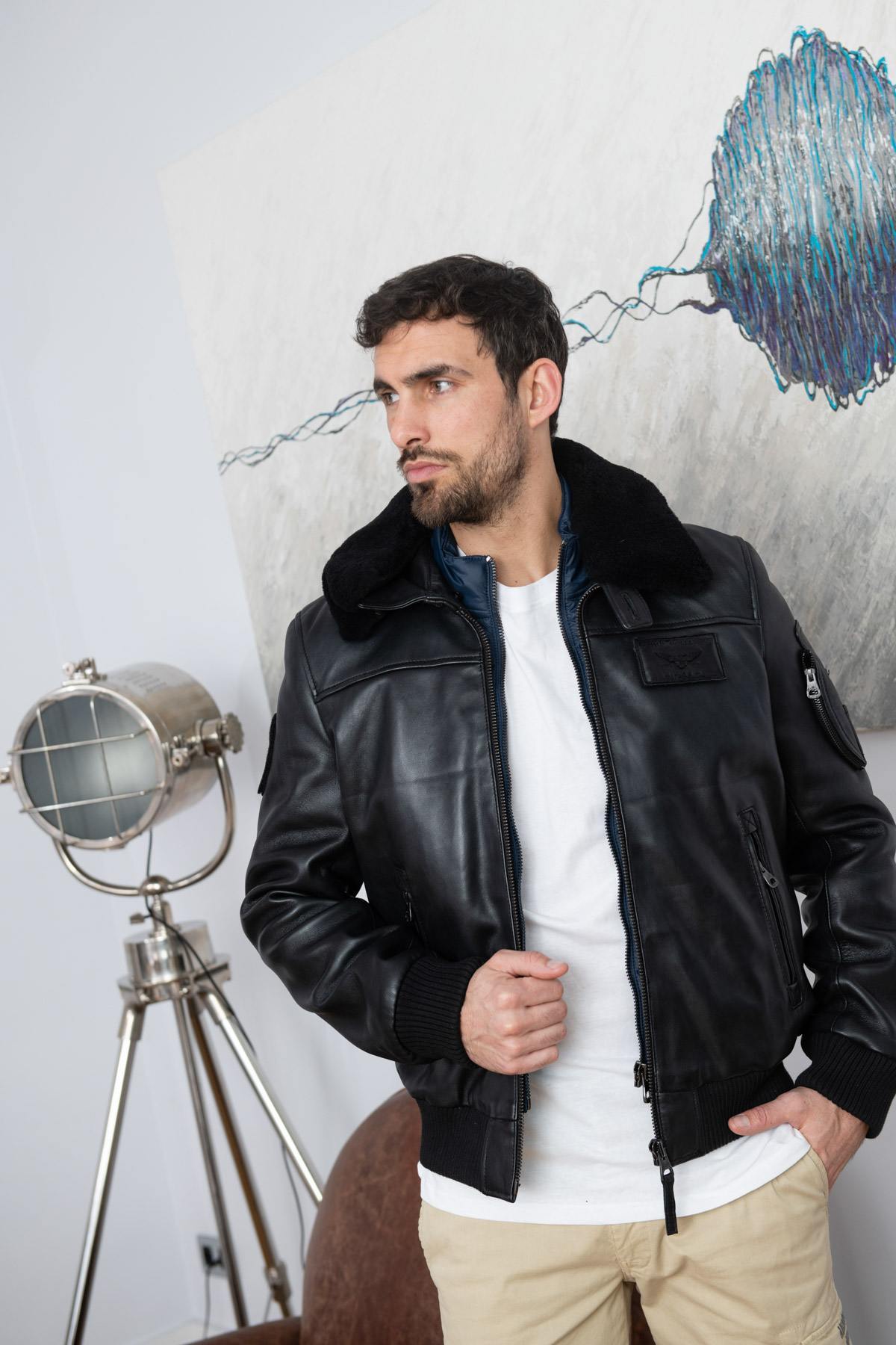 Blouson Homme Patrouille De France RAFAL YCON BLACK  — vue 13