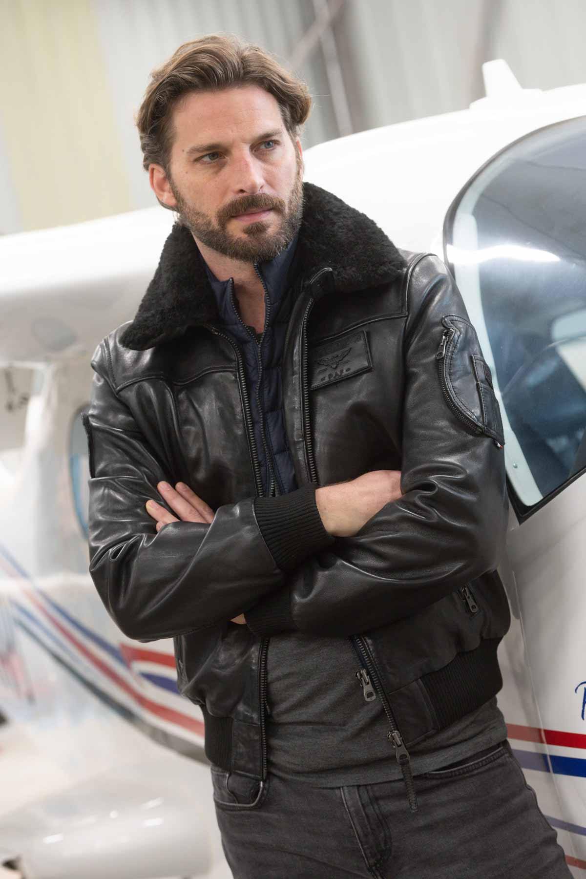 Blouson Homme Patrouille De France RAFAL YCON BLACK  — vue 1